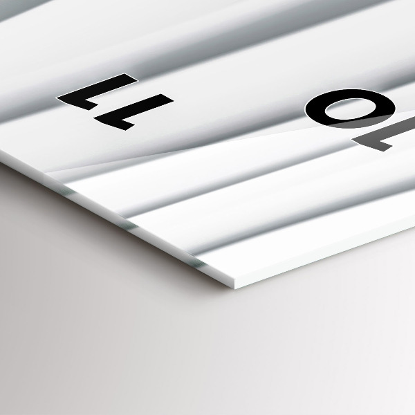 Vertikale Uhr Textur der Wellen