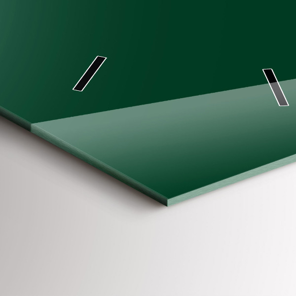 Vertikale Uhr mit motiv Farbe Flasche grün