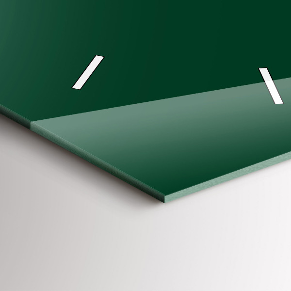 Vertikale Uhr mit motiv Farbe Flasche grün