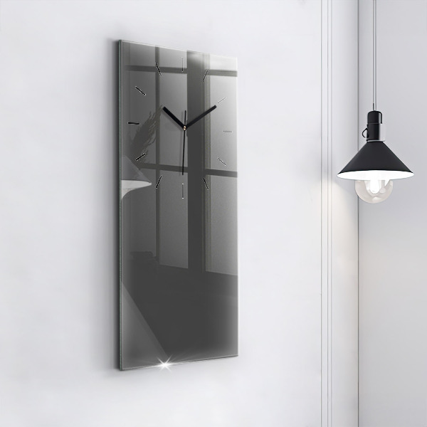 Vertikale Uhr Farbe Grau