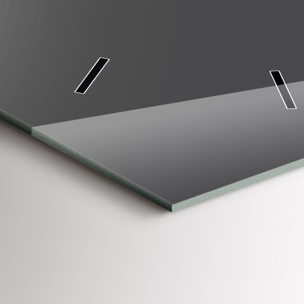 Vertikale Uhr Farbe Grau