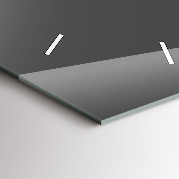 Vertikale Uhr Farbe Grau