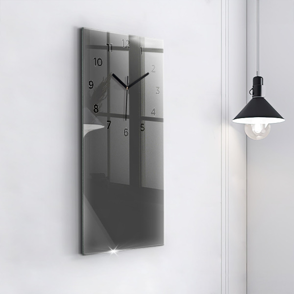Vertikale Uhr Farbe Grau