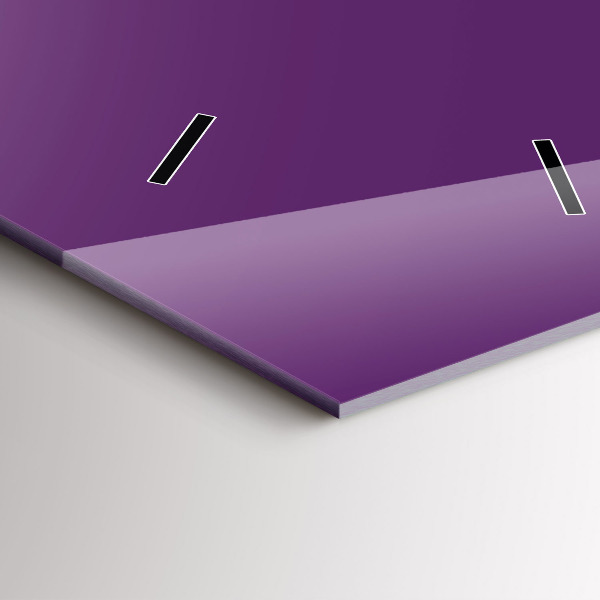 Vertikale Uhr Farbe lila