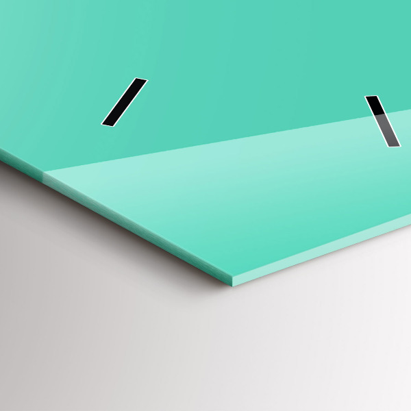 Vertikale Uhr Farbe Türkis