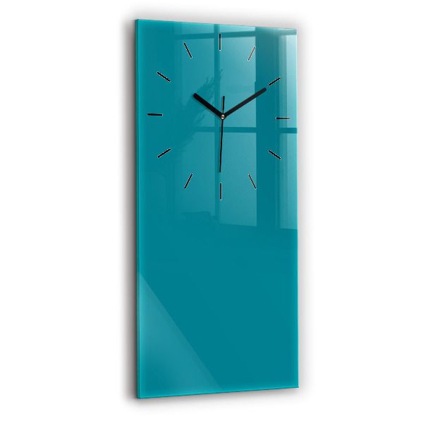 Vertikale Uhr mit motiv Farbe marineblau