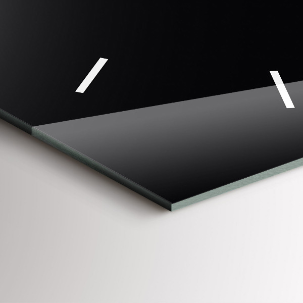 Vertikale Uhr Schwarz