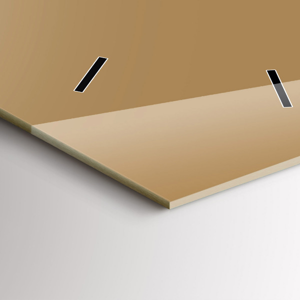 Vertikale Uhr Die Farbe Dunkelbeige