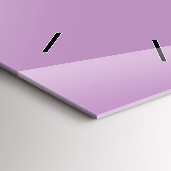 Vertikale Uhr Farbe Flieder