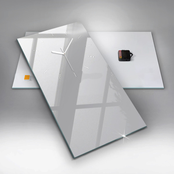 Vertikale Uhr Farbe hellgrau