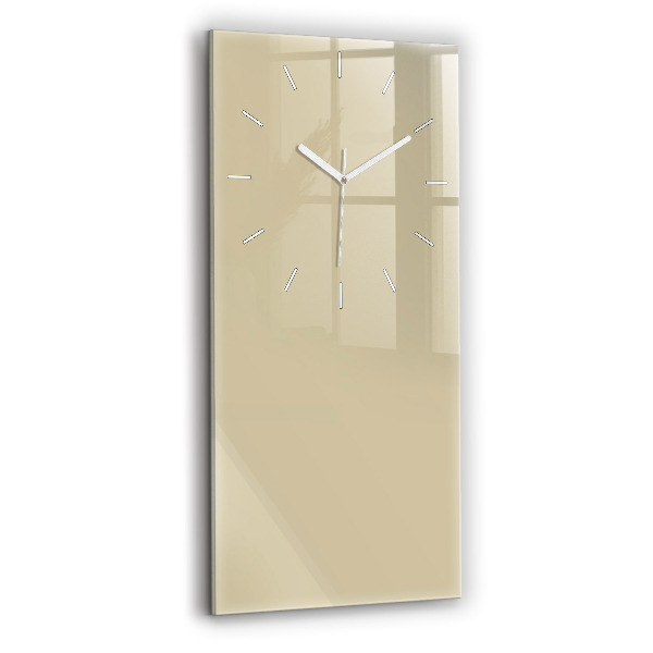 Vertikale Uhr mit motiv Farbe beige
