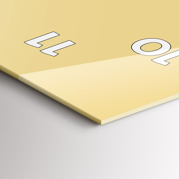 Vertikale Uhr Farbe cremefarben