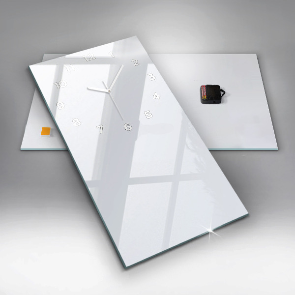 Vertikale Uhr Farbe dunkelweiß