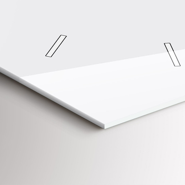 Vertikale Uhr Farbe dunkelweiß