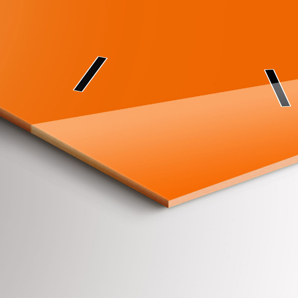 Vertikale Uhr Farbe orange