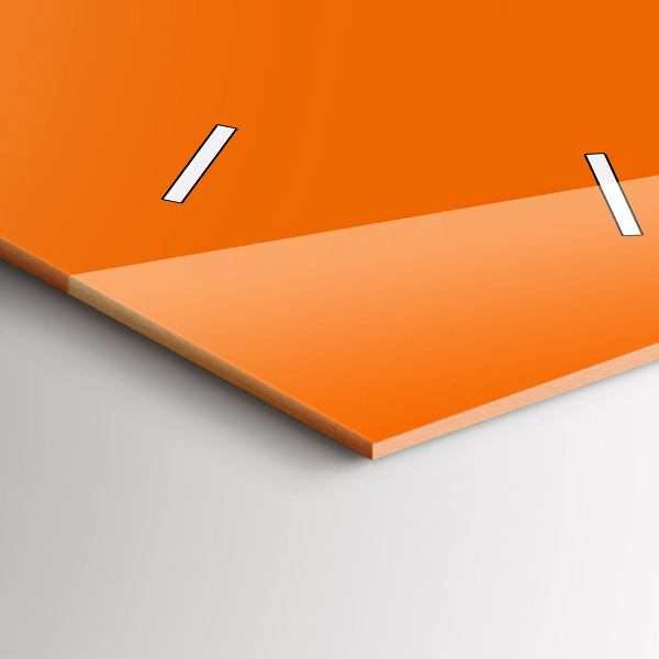 Vertikale Uhr Farbe orange