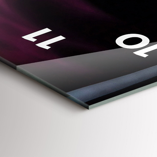 Vertikale Uhr Rotwein