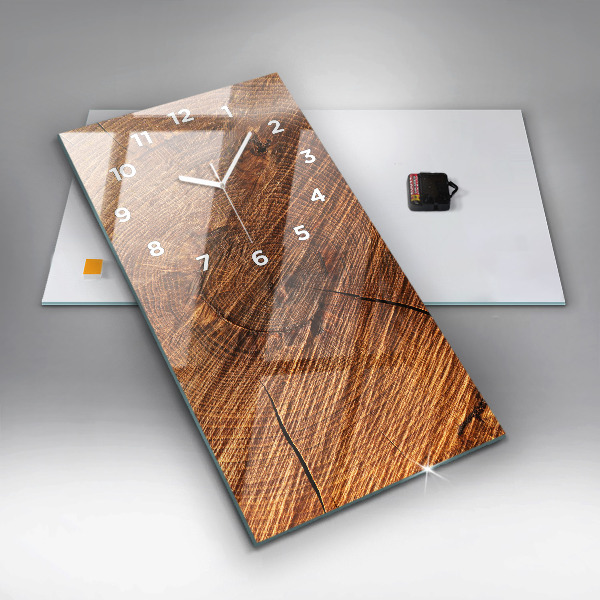 Vertikale Uhr mit motiv Dekoratives Holz