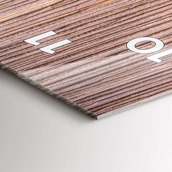 Vertikale Uhr mit motiv Paprika