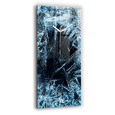 Vertikale Uhr mit motiv Gefrorene Wand