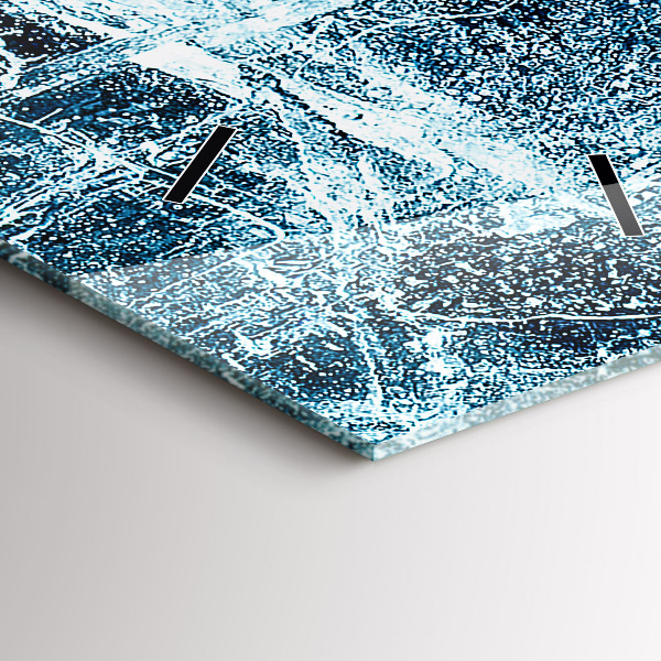 Vertikale Uhr mit motiv Gefrorene Wand