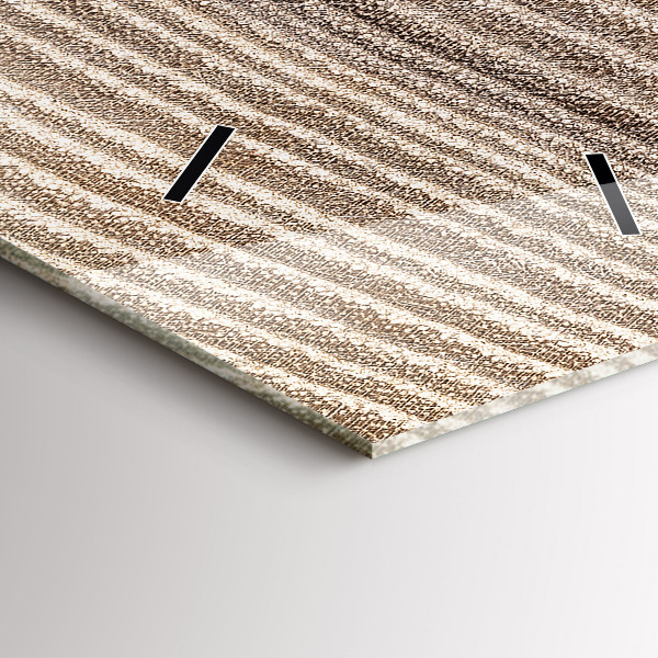 Vertikale Uhr mit motiv Baumstamm