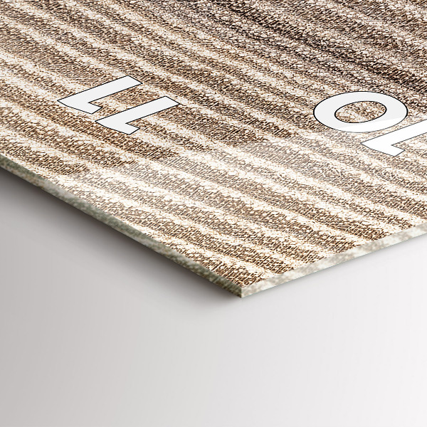 Vertikale Uhr mit motiv Baumstamm