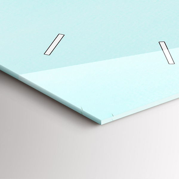 Vertikale Uhr mit motiv Grüne Palmen