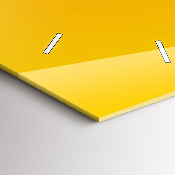 Vertikale Uhr Orange