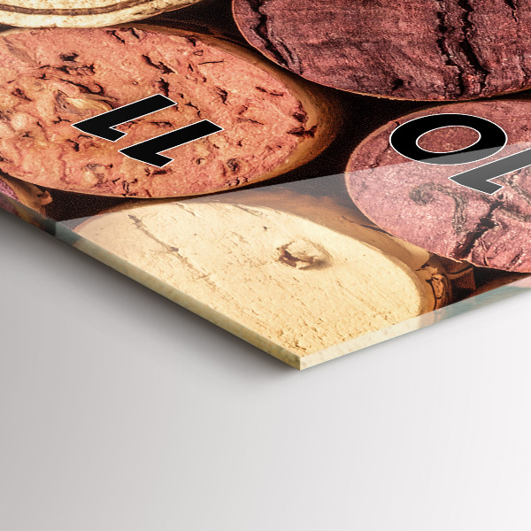 Vertikale Uhr Weinkorken