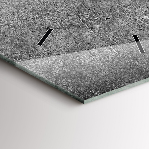 Vertikale Uhr mit motiv Industrielle Wand