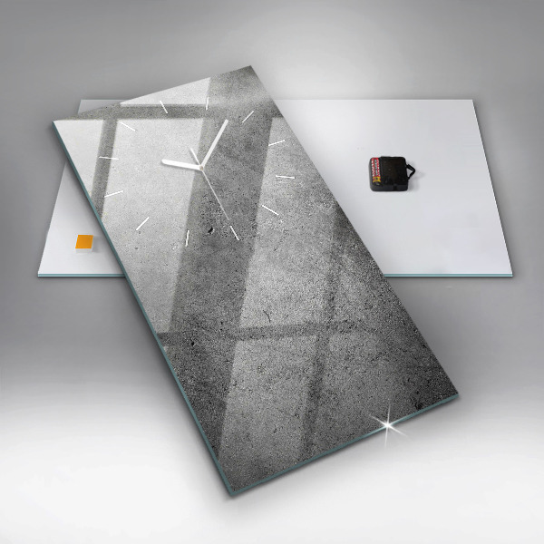 Vertikale Uhr mit motiv Industrielle Wand