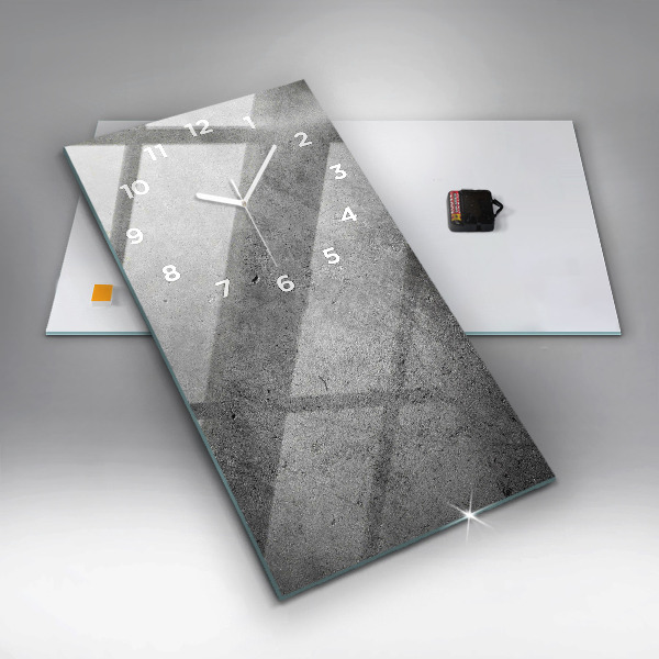 Vertikale Uhr mit motiv Industrielle Wand