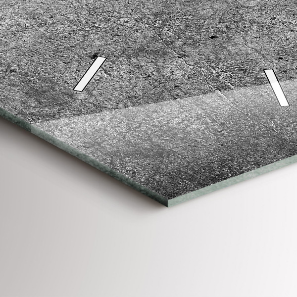 Vertikale Uhr mit motiv Industrielle Wand