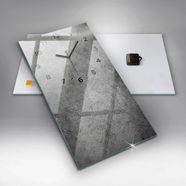 Vertikale Uhr mit motiv Industrielle Wand