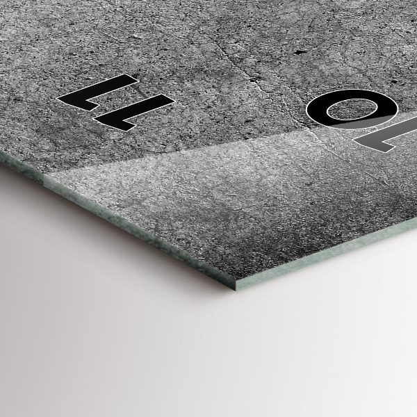 Vertikale Uhr mit motiv Industrielle Wand