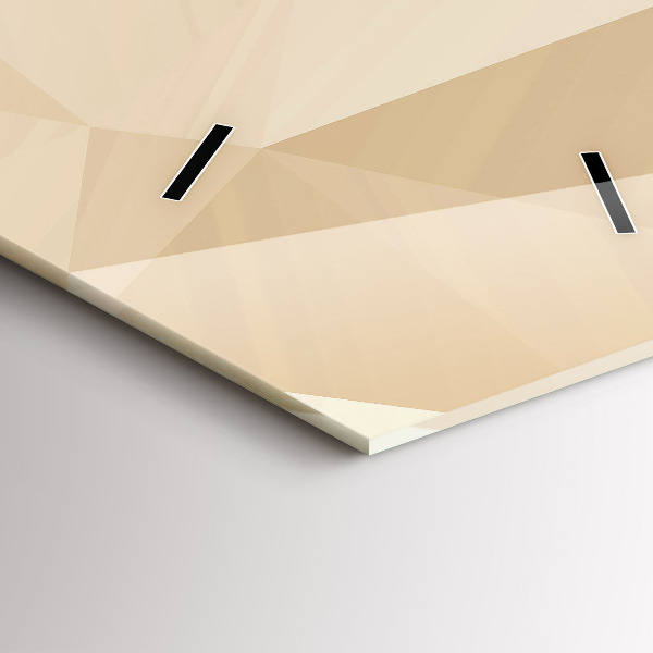 Vertikale Uhr Dreiecke abstrakt