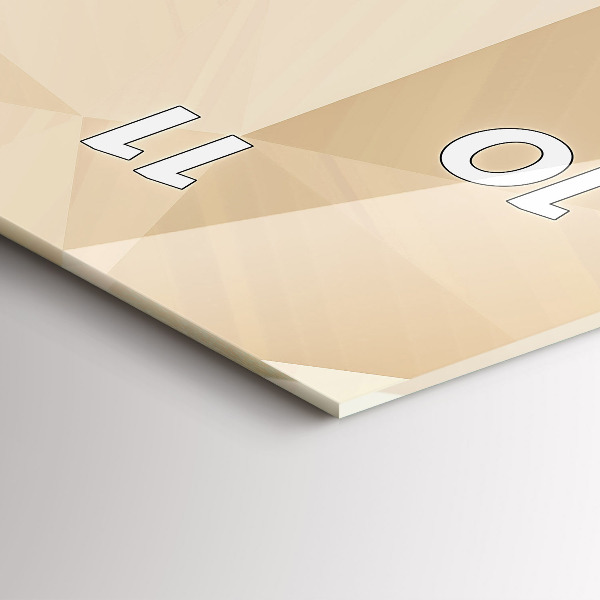 Vertikale Uhr Dreiecke abstrakt