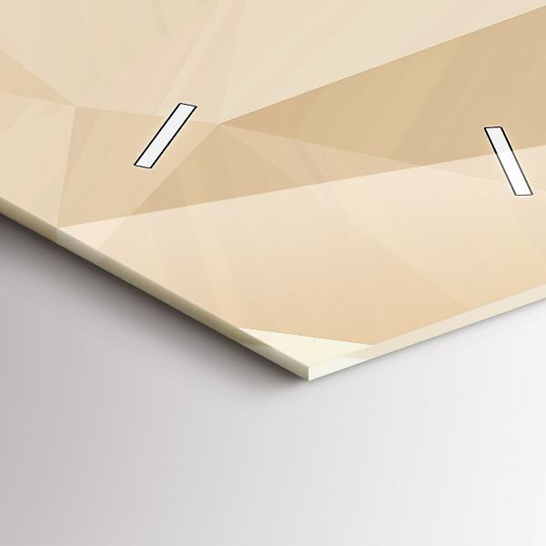 Vertikale Uhr Dreiecke abstrakt