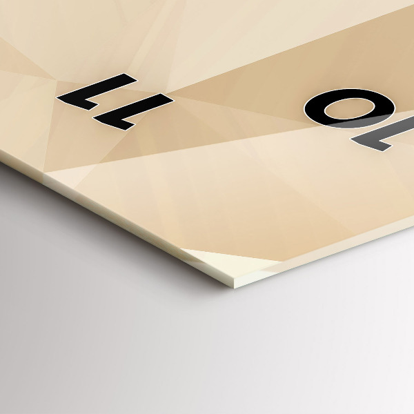 Vertikale Uhr Dreiecke abstrakt