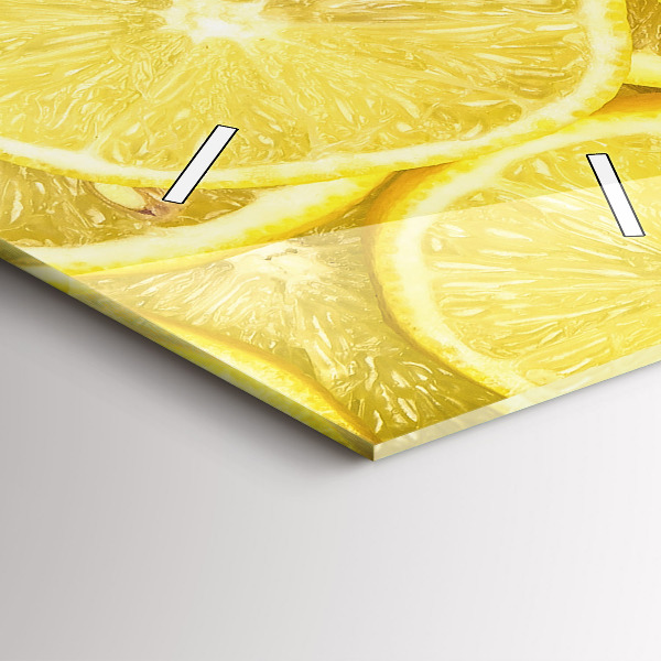 Vertikale Uhr Zitronenscheiben