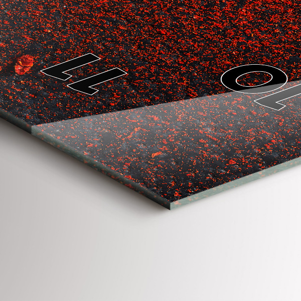 Vertikale Uhr Scharfe rote Paprika