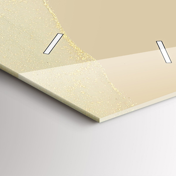 Vertikale Uhr mit motiv Farbige Abstraktion