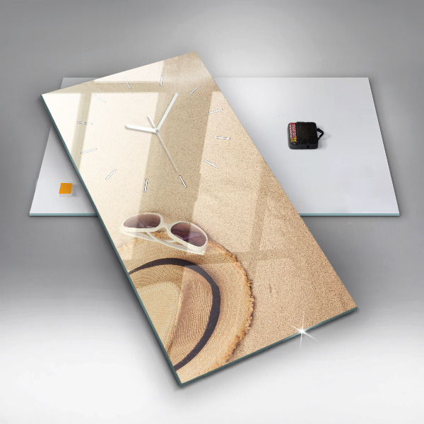 Vertikale Uhr Abstraktion von Gold