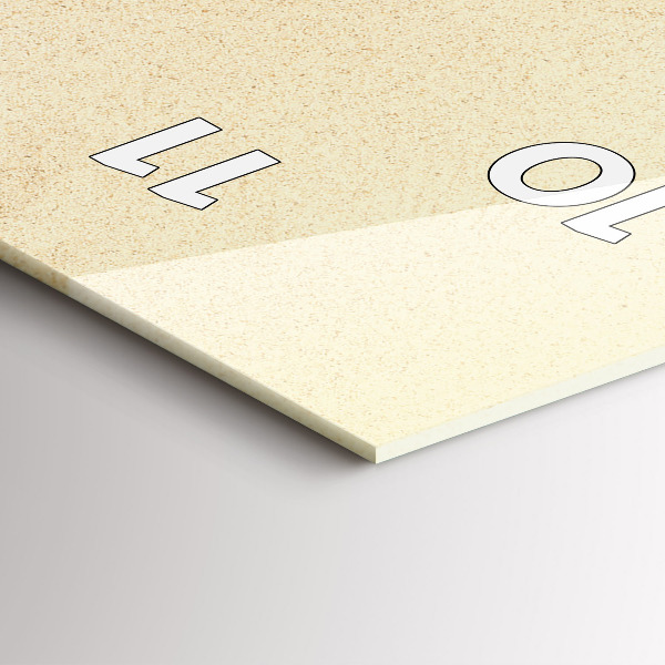 Vertikale Uhr Abstraktion von Gold