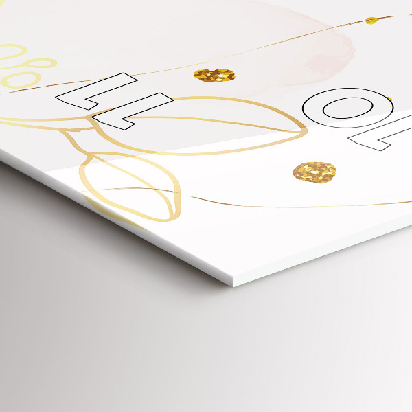 Vertikale Uhr mit motiv Pastell abstrakt