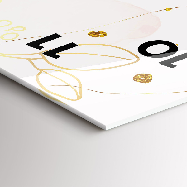 Vertikale Uhr mit motiv Pastell abstrakt