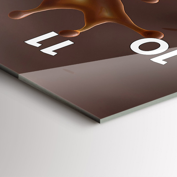 Vertikale Uhr Kakao-Wellen