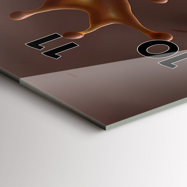 Vertikale Uhr Kakao-Wellen