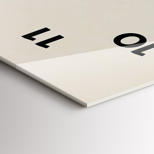 Vertikale Uhr mit motiv Abstrakte Berge